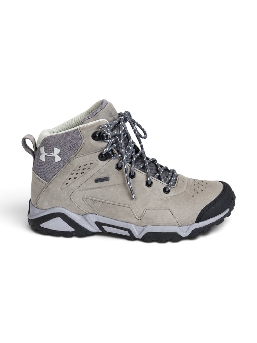 Under Armour Gore-Tex Hiking Boots Gray Waterproof Trail Shoes 6.5